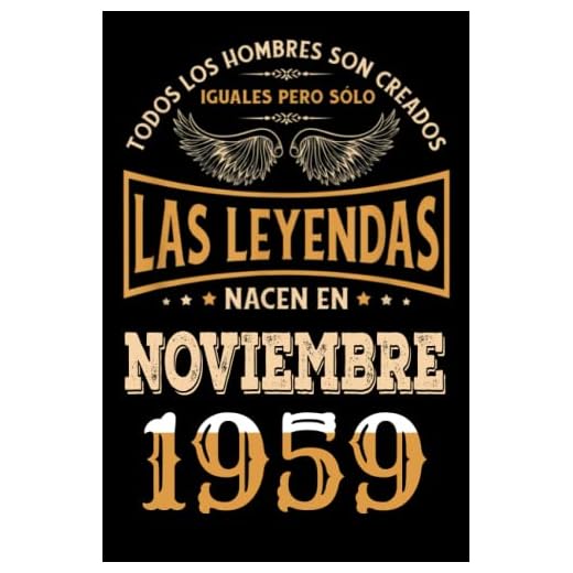 Regalo de 63 Cumpleaños Para Hombre : Las Leyendas Nacen en Noviembre 1959: Regalos de Cumpleaños Vintage Para El Marido Hermano Papá Amigos, Cumplir ... en Noviembre de 1959, Cuaderno de Cumpleaños.
