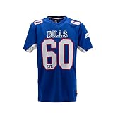 Majestic Athletic Buffalo Bills NFL Moro Poly Mesh Jersey Tee T-Shirt Trikot Blue Gr.L