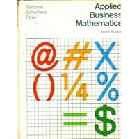 Applied business mathematics: problems and drills 0538134410 Book Cover