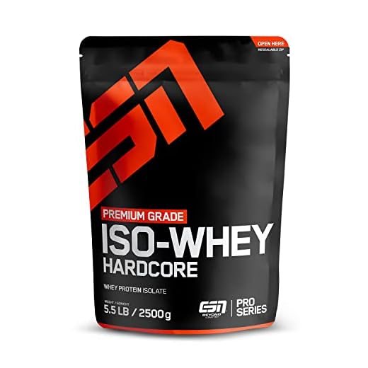 ESN IsoWhey Hardcore Protein, Chocolate, 2500g, Proteína Whey Isolada en Polvo