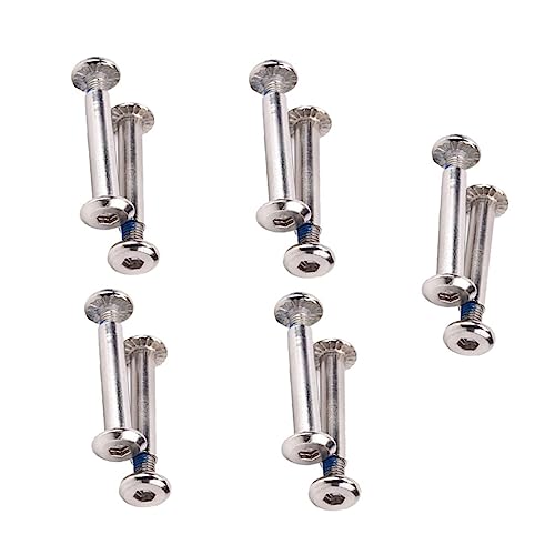 balacoo Roller Skate Wheels Bolts 16pcs Screw Kit Practical Design for Use
