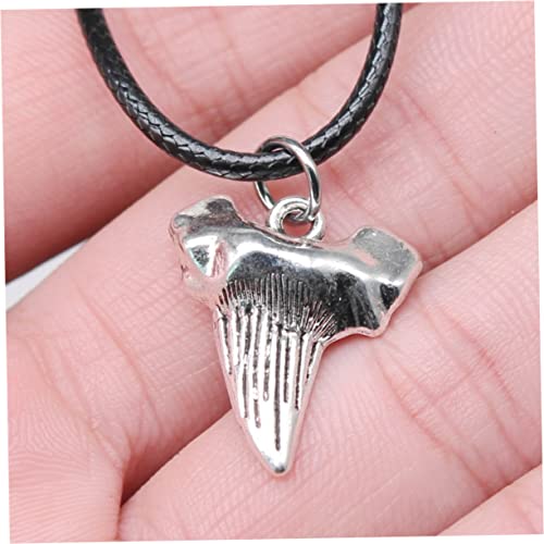 Men Necklace Shark Tooth Necklace Black Necklace For Men Mens Necklaces Black Men Pendant Wolf Necklace Pendant Necklace Personalized Necklace Men Pendant Necklace Hip-Hop Necklace #TOP3