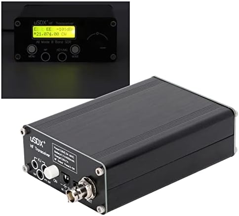 Miniatura 3 de Transceptor de radio de 8 bandas HF SSB QRP Transceptor SDR de onda corta SDR Pantalla LCD de modo completo con conector de antena BNC compatible