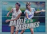 2021 Topps Chrome Battle of the Baselines Refractor #BB-9 Chris Evert/Margaret Smith Court Tennis Card - GotBaseballCards