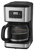 Clatronic® Kaffeemaschine | 1,5 Liter Kaffee | 900 Watt | für 12-14 Tassen Kaffee | 24h LCD-Timer | Warmhalte-Automatik | Nachtropfschutz | herausnehmbarer Filter | Kontrollleuchte | KA 3642 – Ansicht 1