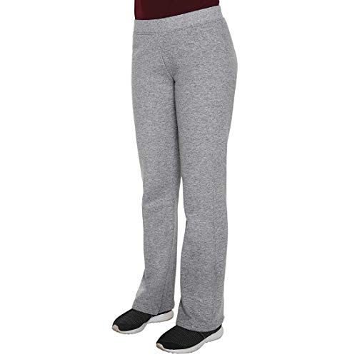 Calça de Moletom Básica Feminina Hanes P - Branca G Mescla Escuro