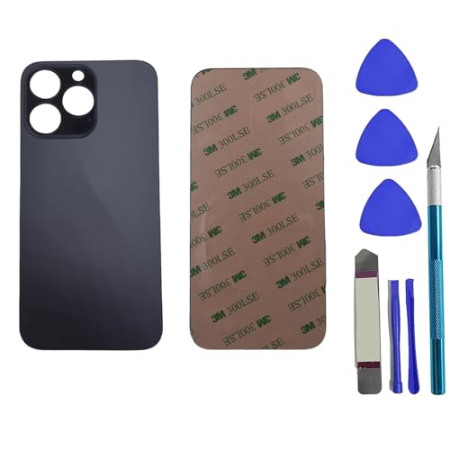 Verre arrière iPhone 13 Pro graphite avec kit outils de réparation