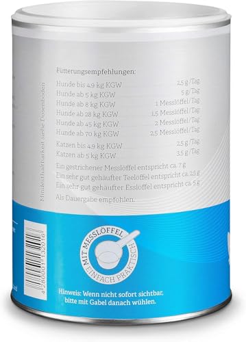 Collagile Dog 2x225g – Bioaktive Collagen Peptide für Hunde und Katzen – Nutrifunktionelles Gelenkpulver – unterstützt den gesamten Bewegungsapparat – Klinisch in Studien getestet