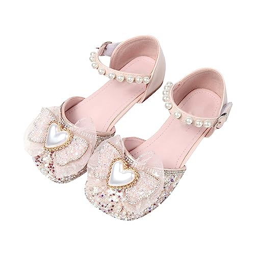 Baby Girls Princess Sparkly Shoes Crystal Comfortable Soft Sole Mary Jane Shoes Toddler Girls Wedding Dress Shoes