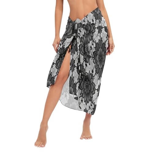 Salida de baño negra tipo cubierta de bikini para evitar roces 2