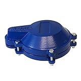 Merrill MFG 6-Inch Well Cap - Watertight Sanitary Pitless Adapter Cover, Cast Iron