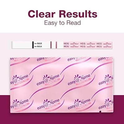 Easy@Home 60 Pregnancy Tests: Early Detection Precise Results Pregnancy Test Strips - Bulk Pregnancy Strips - 60 hCG Test Strips