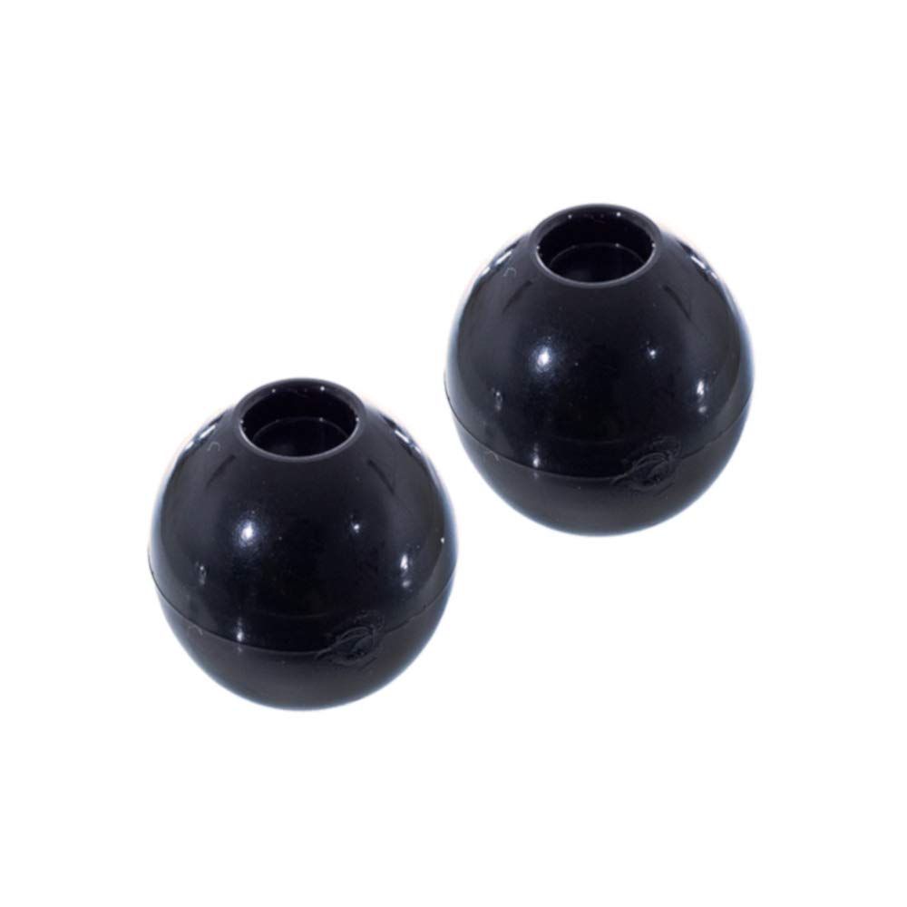 Craft County - Cuentas de plástico sueltas redondas de 10 mm para bisutería, disponible en paquetes de 2, 5, 10, 25, 50 y 100 unidades
