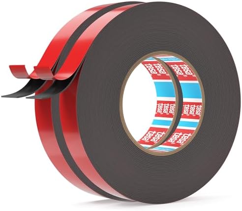 Emitever Doppelseitiges Klebeband 11m x 10mm Extra Starkes-6411(2 Rollen) | Extrem Starkes Befestigungsklebeband, Hohe Haftkraft, Wasserfest, Temperaturbeständig, für Dekoration, I