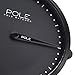Imagen de POLE Watches Reloj de Pulsera Analógico Monoaguja de Cuarzo para Hombre Esfera Negra y Correa de Cuero Piedra Modelo Classic Marine C-1002PL-NE01