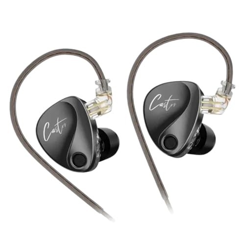 Image of Concept Kart KZ Castor Wired IEM, Dual 10mm + 8mm Dynamic Driver In-Ear Earphone,Harman Target With Improved Bass Version,4-Tuning Swtiches,0.78mm 2Pin,3.5mm Detachable Cable
