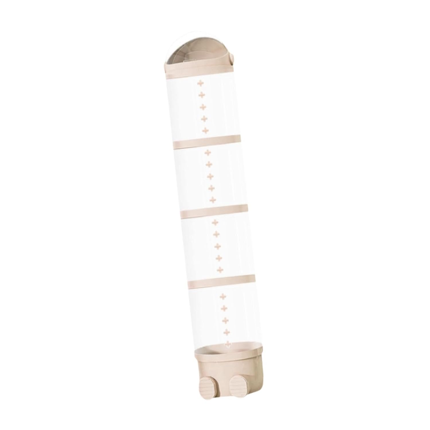Stuffed Toys Storage Tube Dolls Organizer 11.02x63.78 inch Portable Soft Toy Storage Bin Display Bucket for Playroom Nursery- White