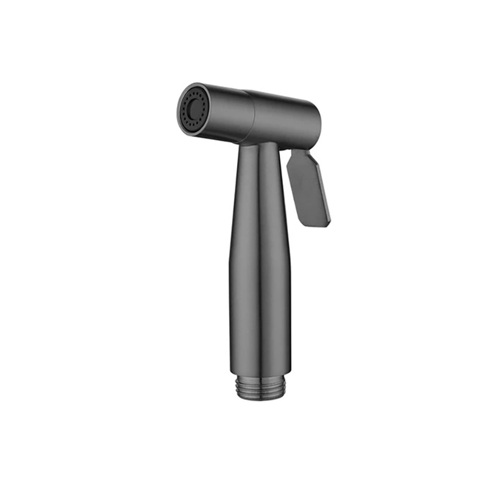 Pistola rociadora para bidé de inodoro presurizada gris acero