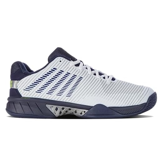 K-Swiss Performance Hypercourt Express 2, Zapatos de Tenis Hombre, White/Peacoat/Silver, 42 EU