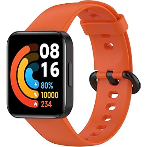 Chainfo Compatible with Xiaomi MI Watch lite 2 / Redmi Watch 2 Watch Strap, Soft Silicone Classic Sport Replacement Watch Band (Pattern 3) Cover