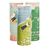 Angoily 3 Stück Packung Runde Zylinder Taschentuchbox fürs Auto mit Großem Fassungsvermögen...