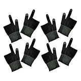 BRIGHTFUFU 4pairs Touchscreen Gaming Gloves Breathable Finger Sleeves for Mobile Gaming Cycling Billiards