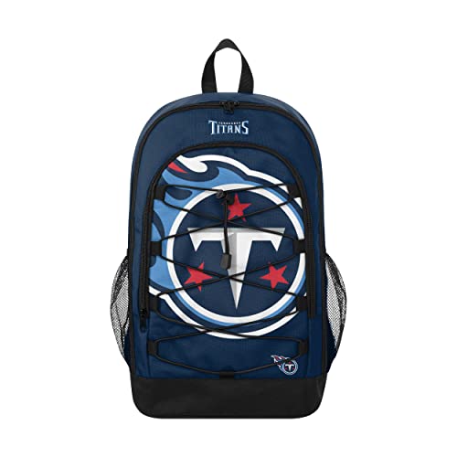 FOCO Tennessee Titans NFL Big Logo Bungee Backpack