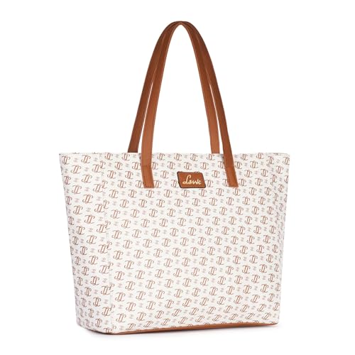 Image of Lavie Women's Miranda Monogram LL Print Tote Bag | Ladies Purse Handbag
