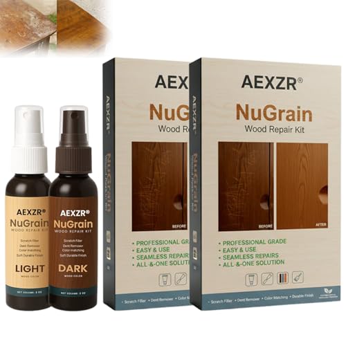 NuGrain Wood Repair Kit, Professional Wood Floor Scratch Repair, Floor