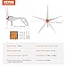 VEVOR 500W Wind Turbine Generator, 12V Wind Turbine Kit, 5-Blade Wind Power Generator with MPPT Controller, Adjustable Windward Direction & 2.5m/s Start Wind Speed, Suitable for Home, Farm, RVs, Boats