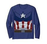 Marvel Captain America Costume Long Sleeve T-Shirt