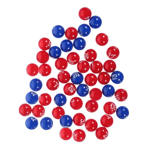STOBAZA 1 Pack Numbered Plastic Balls Raffle Party Meeting Entertainment Easy to Use Store