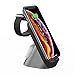 BoxWave Charger Compatible with Xiaomi Redmi Note 13 4G - Compact Wireless MultiCharge Stand (10W), Wireless Qi Stand Charger Watch Earbuds - Jet Black