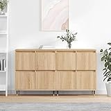 Il ajoutera une touche d'élégance et de fonctionnalité à votre espace de vie. Ce buffet répondra à tous vos besoins de rangement tout en apportant une esthétique moderne à votre intérieur. Qu'il s'agisse d'une salle à manger, d'un salon ou d'un bureau. Vous pouvez également l'utiliser comme meuble de rangement dans la cuisine pour mieux organiser votre espace de travail.