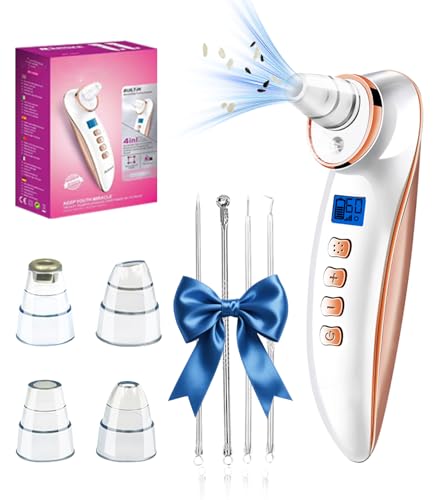 Blackhead Remover Pore Vacuum, Pore Cleaner for Face with 5 Attachments and 3 Suction Leve - image 1
