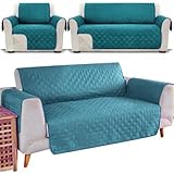 Sofa Covers, Quilted Throw Washable Anti-Slip Cover Couch Furniture Protector Pet Replacement for OEM