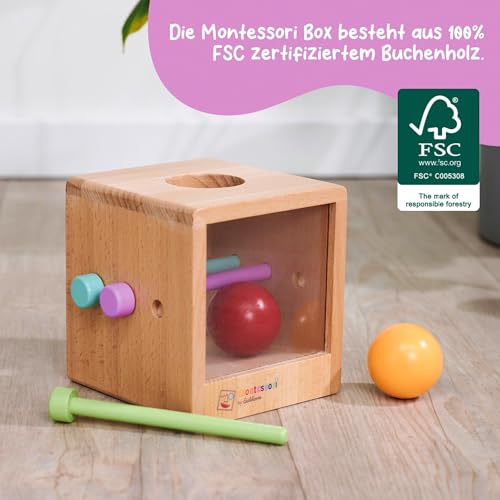 Eichhorn Eh Montessori Box Mit Kugeln - 5