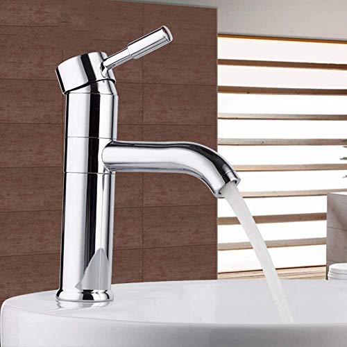 GLJTUO Modern 360 Rotation Kitchen Faucet with Chrome Plated Finish Basin Mixer Tap for Bathroom Sink