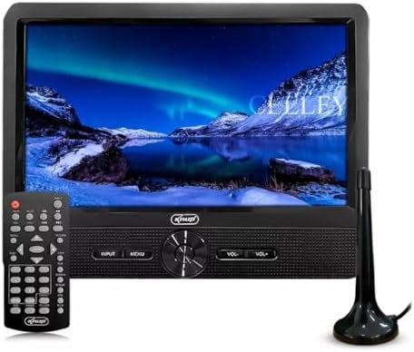 Aparelho de TV Portátil Digital de 9 Polegadas com Tela LED HD e USB ...