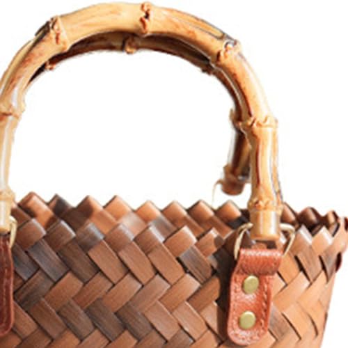 Sac à main paillé anti-sable et imperméable avec poignée robuste