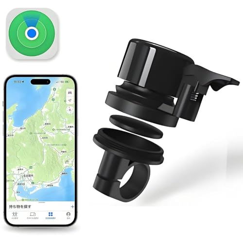 スマートトラッカー 自転車 GPS 盗難防止 搭載 スマートトラッカー 全地球測位システム（GPS）対応 Apple の「探す」機能対応 防水性 耐摩擦性 耐高温性 小型 超長持ちの商品画像（Amazon）