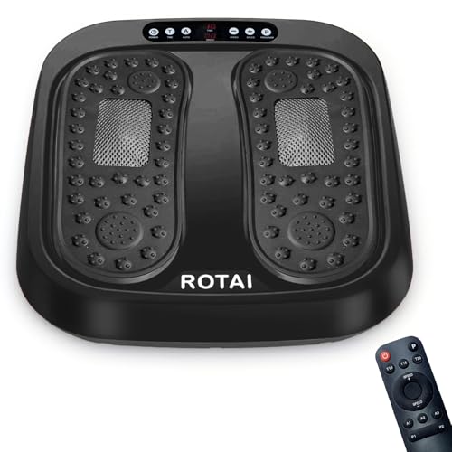 ROTAI BEF Upgraded Electric Foot Massager Machine, 5 Auto Modes 20 Levels Speed, Remote Control, Deep Kneading Therapy by BEF, Gifts for Family menber