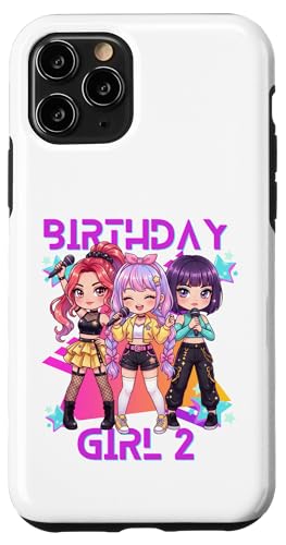 Funny Chibi Kpop Girl It's My 2nd Birthday �X�}�z�P�[�X iPhone 11 Pro �p