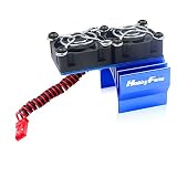 Hobby Fans RC Motor Heatsink with Double Cooling Fans 5V Aluminum Heat Sink Fit 540 550 3650 F540 Si