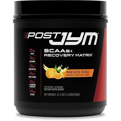 Pre JYM Grape Candy Pre Workout Powder and Post JYM Active Matrix Post-Workout Supplements Bundle, 30 Servings Each