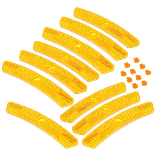 ibasenice 30Pcs Bicycle Spoke Reflectors Easy to Attach Safety Reflectors for Night Visibility Bike Reflectors for Enhanced Road Safety