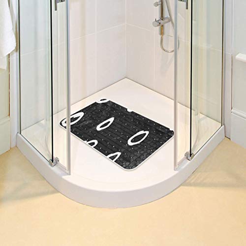 Tapis antidérapant pour baignoire Bennigiry à ventouses sécurité douche bébé