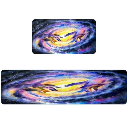 Tapis de cuisine absorbant et lavable en machine ensemble de 2 tapis - 2