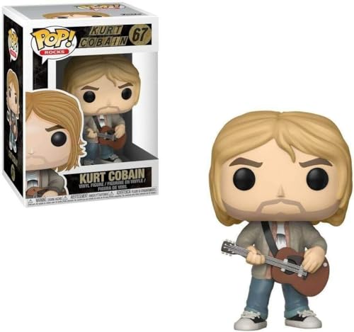Funko Pop! Rocks: Kurt Cobain Nirvana - MTV’s Unplugged 1993 Limited Edition Vinyl Figure - FYE Exclusive