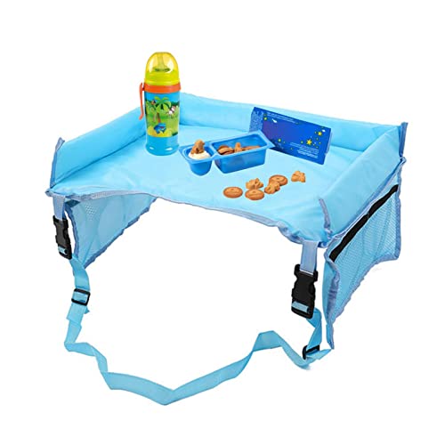 Kids Travel Tray, 260g Baby Car Seat Snack Play Tray, Waterproof Kids Car Seat Travel Tray, Car Seat Activity Table for Boys, Girls, Childrens & Kids